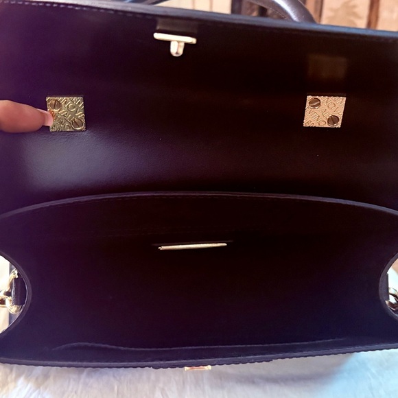 Valentino Genuine Black Leather Studded Melanie 2 Way Top Handle Shoulder Bag - Picture 12 of 14